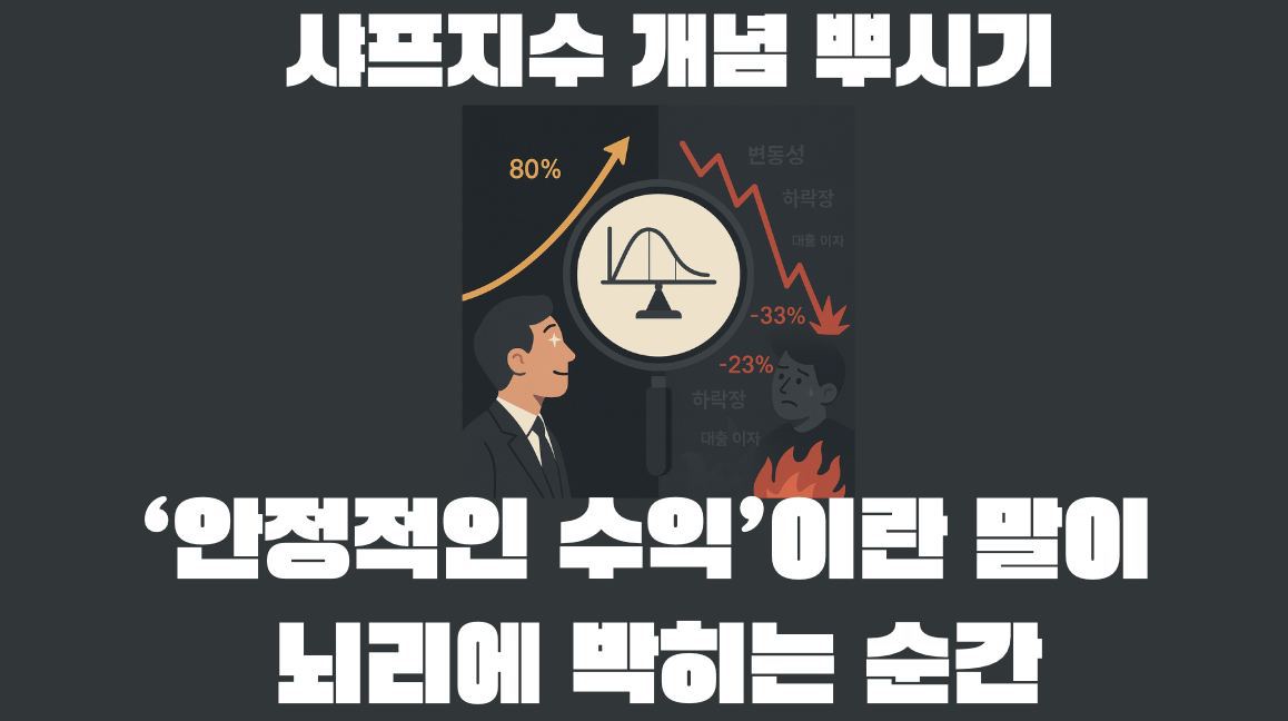 [KR] 샤프지수를 통해 본 투자의 본질: 수익과 리스크의 균형